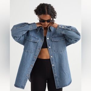 H&M Denim Shacket